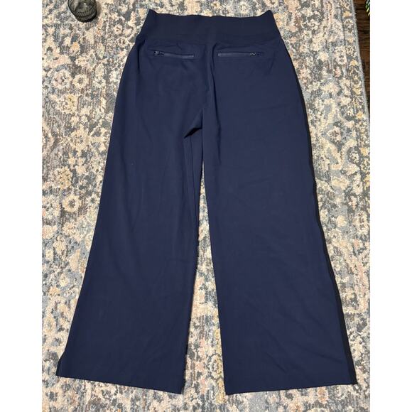 Athleta Navy Wide Leg Pants - Picture 3 of 7